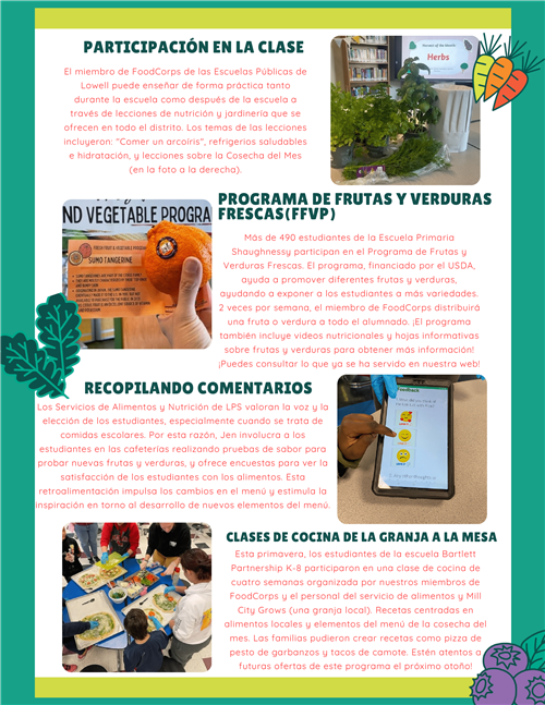 Spring Newsletter Spanish Page 2